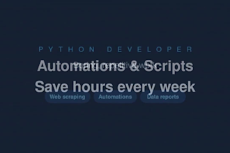 create python automation scripts to save you time