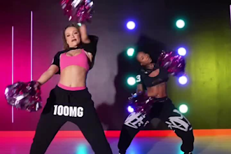 create twerk dance, hip hop video dance challenge group dance afrobeat dance