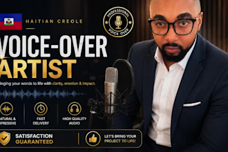 record a native haitian creole voice over