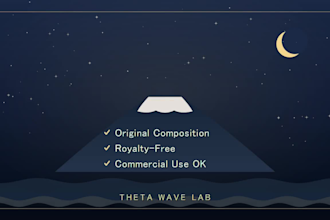 compose custom ambient sleep meditation music with theta waves