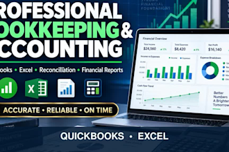 do bookkeeping, accounting, and financial reporting