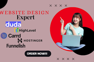 setup duda carrd website ghl saas hostinger funnelish omnisend