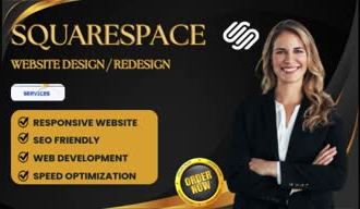 build and develop a pro squarespace website