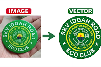 create print ready die cut sticker and badge vector design