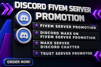 do discord server, rust server promotion active fivem dayz roblox game server
