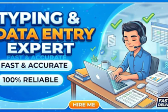 professional typing and data entry services