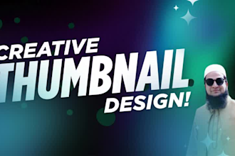 draw professional youtube thumbnails for you