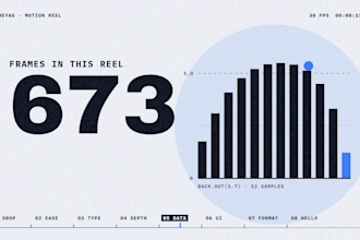 create a app promo with motion graphics and ui animation