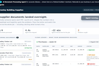 build an ai document processing agent for invoices, pdfs and data entry
