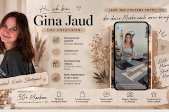 create professional authentic ugc videos in german, deutsch