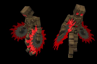 create a custom minecraft 3d blockbench models