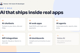 build ai chatbot and ai web app with openai