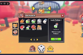 design great roblox UI , gui for your roblox game
