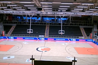 create stadium perimeter led display, sport led ads and arena screen animation