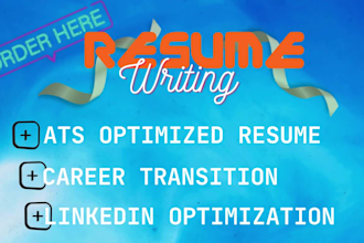 craft ats executive resume and optimize linkedin profile