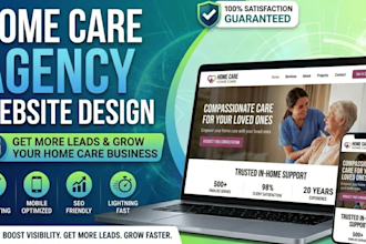 build a home care website with lead generation and appointment booking