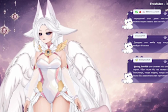 design and rig live2d vtuber model live 2d vtuber 2d vtuber model live2d model