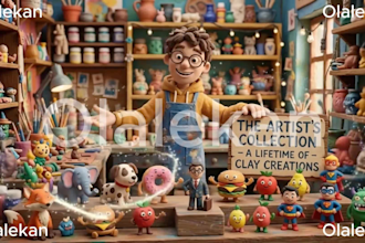 create professional claymation stop motion 3d animation clay animation