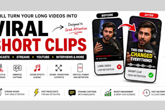 edit twitch, kick stream highlights and short reels