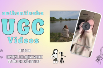 create authentic ugc in german