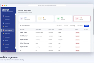 build an employee management system with gps attendance and payroll