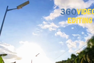 edit your cinematic 360 video from insta360 or gopro