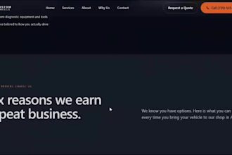 design a responsive 2d business website with ai