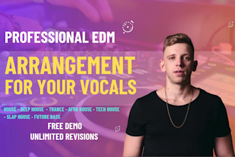 produce house, deep house, edm song for your vocals