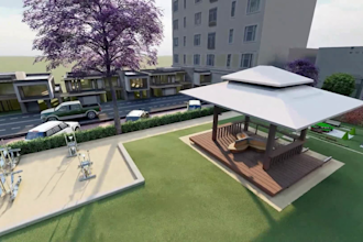 modern 3d garden and resort landscape design