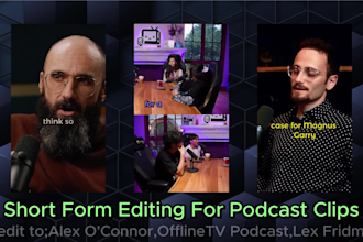 edit podcasts into short form content