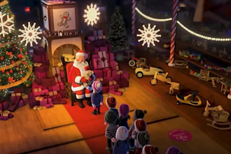 christmas animation, 3d christmas video, 3d christmas video and new year vide0