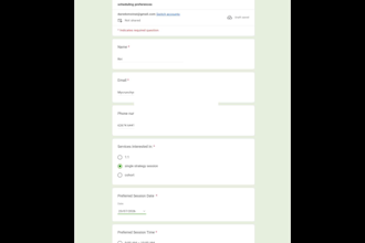 built client intake and scheduling automation