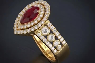 do 3d jewelry design, 3d jewelry rendering and 3d jewelry animation