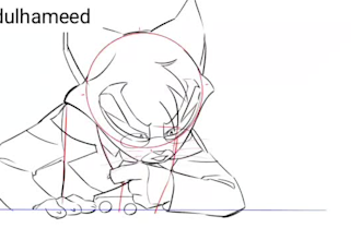 do 2d frame by frame handdrawn animation, traditional 2d line art pencil sketchs