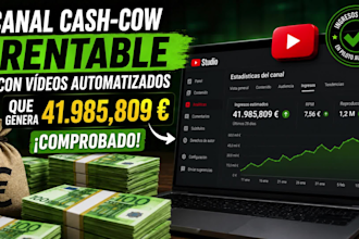 crea un canal de automatización de youtube evergreen para ganar 17k