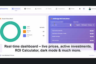 build custom web applications, websites, dashboards, and crypto platforms