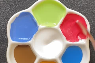 create satisfying real color mixing videos