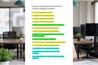 optimize amazon listing, en and fr support