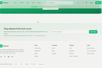 build a custom ecommerce website or online store