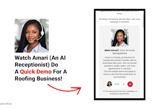 set up an ai receptionist to answer calls and book appointments