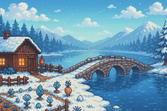 draw cozy stardew valley pixel art portraits scenes or character art