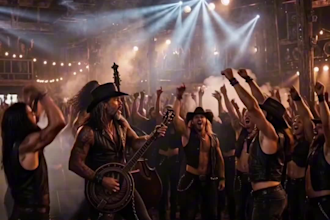 do 4k cinematic country rock music video, cinematic music video, lip sync