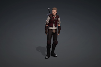 create professional 3d animated character and creatures
