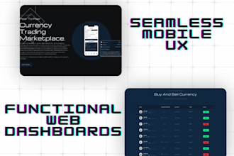 do figma UI UX design for landing page and mobile app