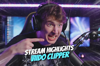 be your professional clipper video clipper twitch clipper podcast clips editor