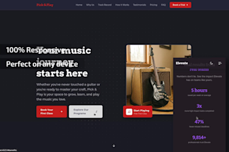 develop a high converting landing page