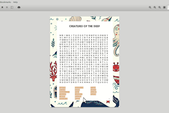 create a word search puzzle book interior for KDP publishing