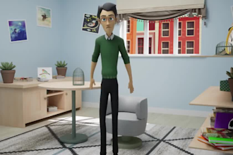 create high quality 3d character animation