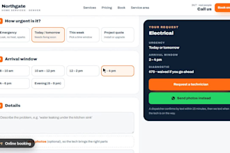 build a website for plumbers, hvac and electricians