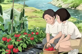 create 2d japanese anime style, hand drawn video, anime inspired animation